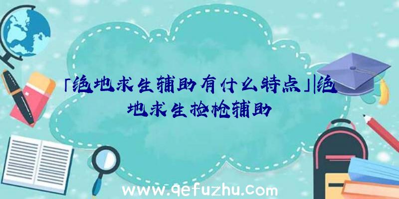 「绝地求生辅助有什么特点」|绝地求生捡枪辅助